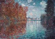 Claude Monet Autumn at Argenteuil Sweden oil painting reproduction